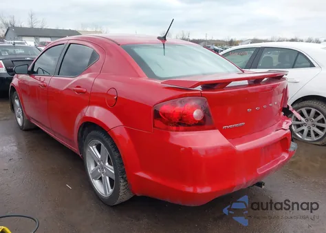 2013 Dodge Avenger Se из США, поврежденный, VIN 1C3CDZAB9DN665207